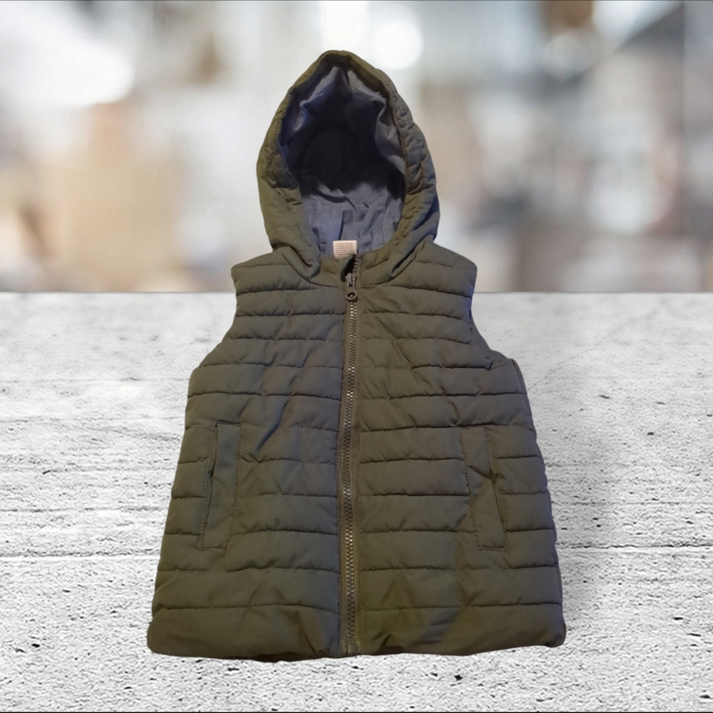 Peyton & parker hooded vest size 3T